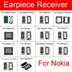 Top Earpiece Flex For Nokia 6 6.1 6.2 7 7.1 7.2 8 Sirocco 8.1 9 PureView X6 X7 X71 Plus 2017 2018 Earphone Headphone Ear Speaker