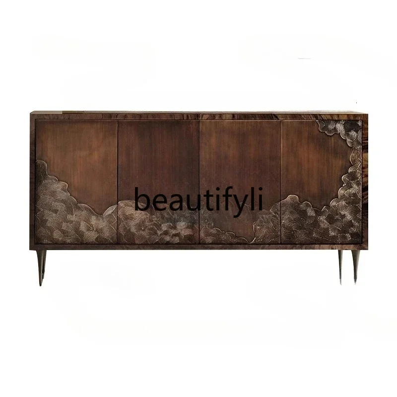 

B61 New Chinese classical chest, living room storage, dining side cabinet, bedroom locker can be customized, furniture