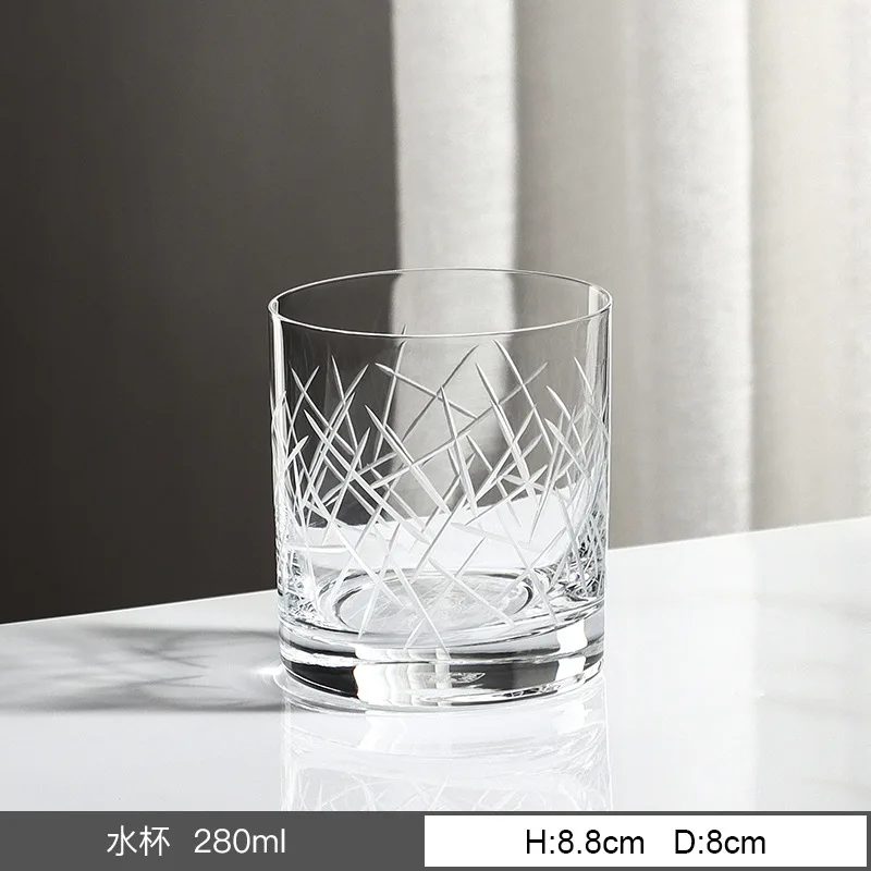 Lead-free crystal red wine glasses, household champagne glasses