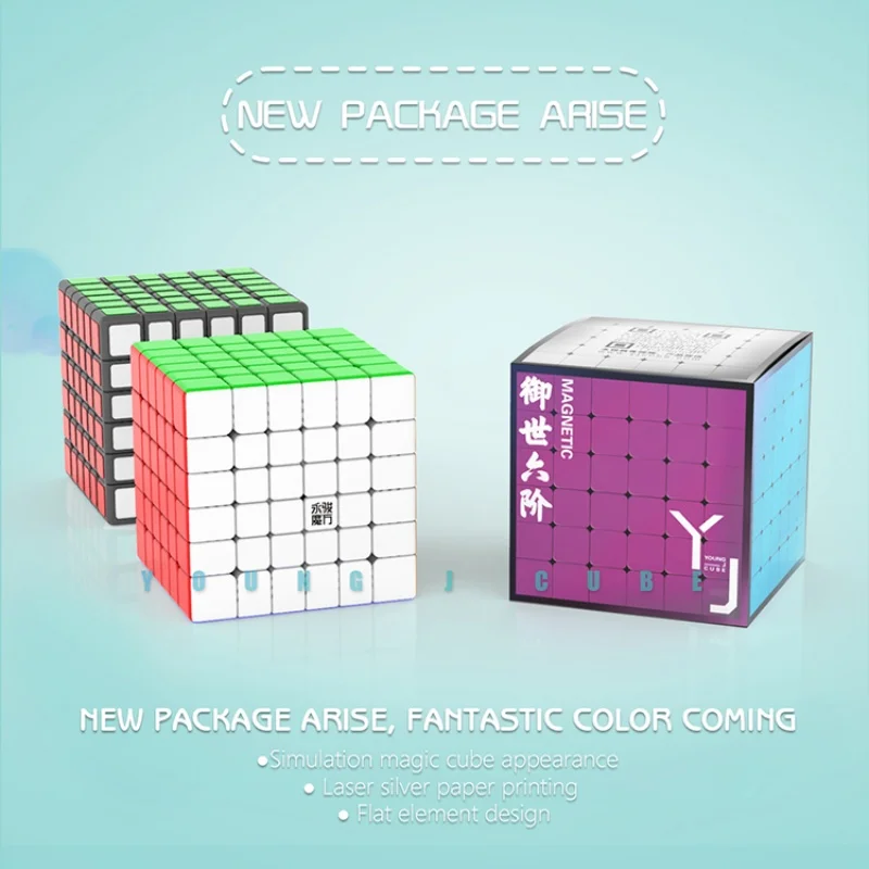 YongJun YUSHI V2M 6x6 Magnetic Magic Cube YJ 6x6x6 Professional Puzzle Toys Children Gift Educational Toys - Image 5