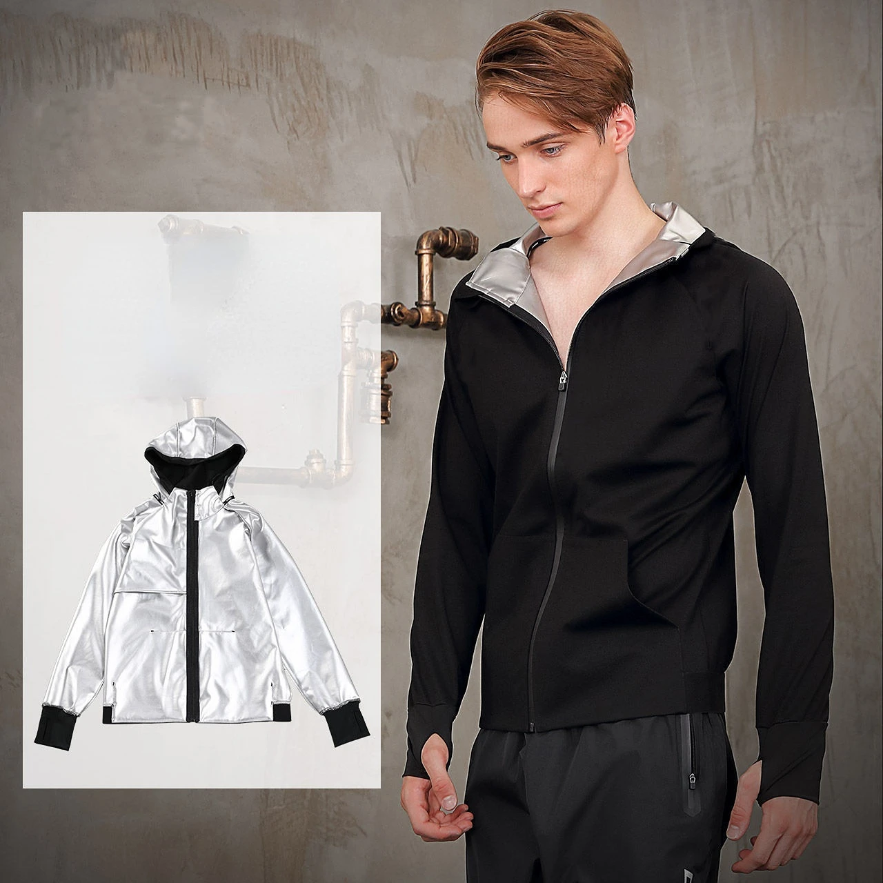 Sauna Suit Heavy Duty Fitness 2022 Weight Loss Sweat Sauna Suit Exercise Gym Sports Suit Calorie Burner Sweat Suit Shaper Set