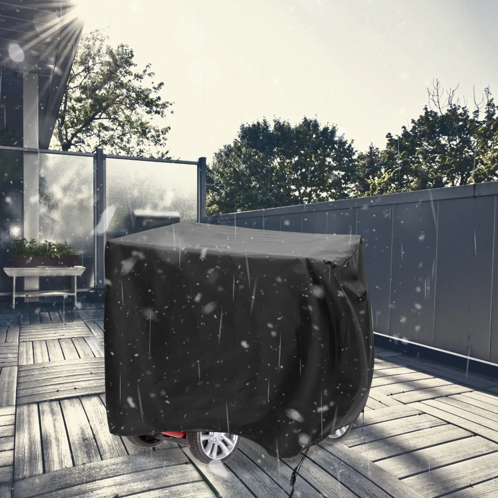 

Water Table Cover 420D Oxford Cloth Dustproof Waterproof Outdoor Protective Cover Sand and Water Play Table Protection