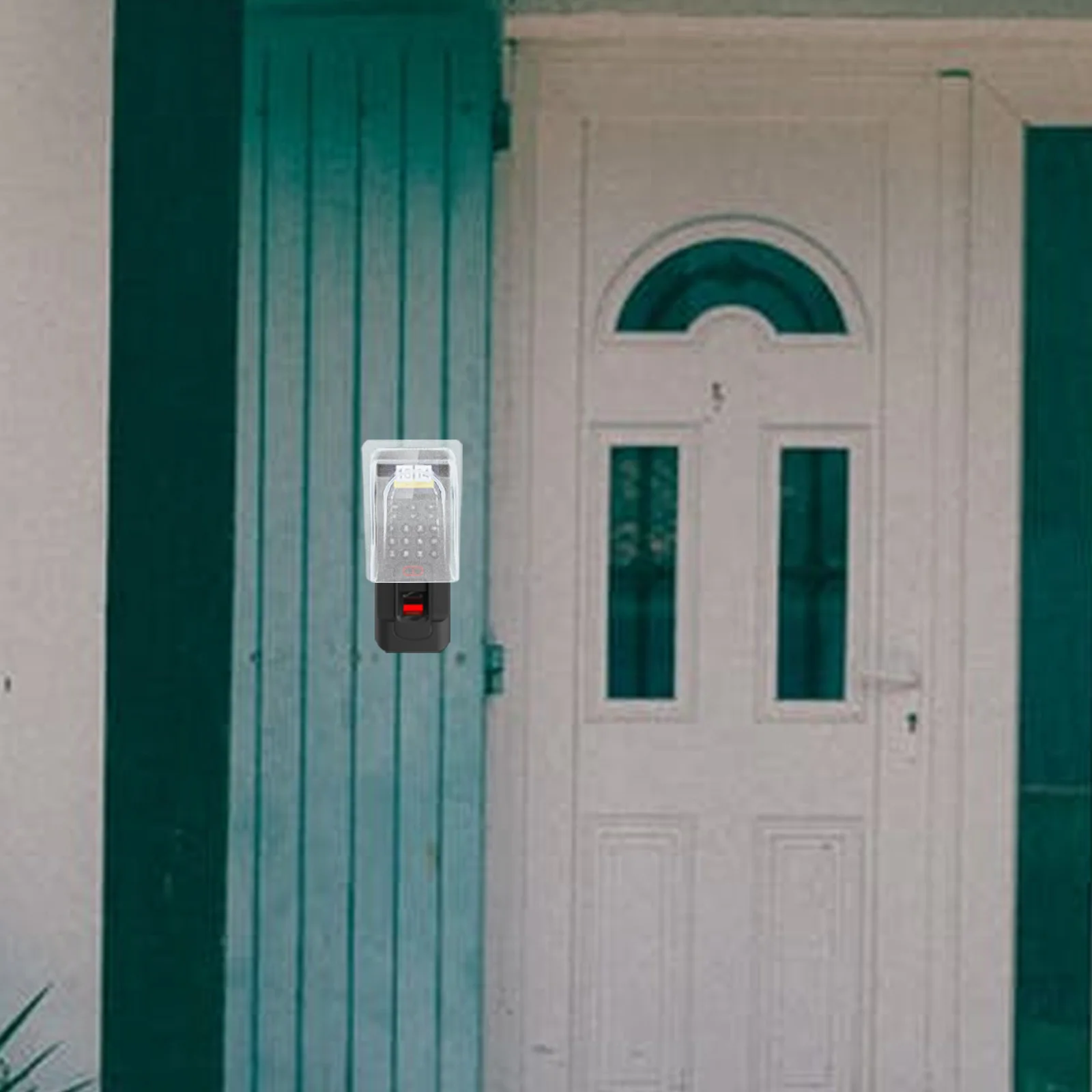 1pc Waterproof Cover For Attendance Machine Doorbell Rainproof Protector Plastic Shell Access Control Fingerprint Machine