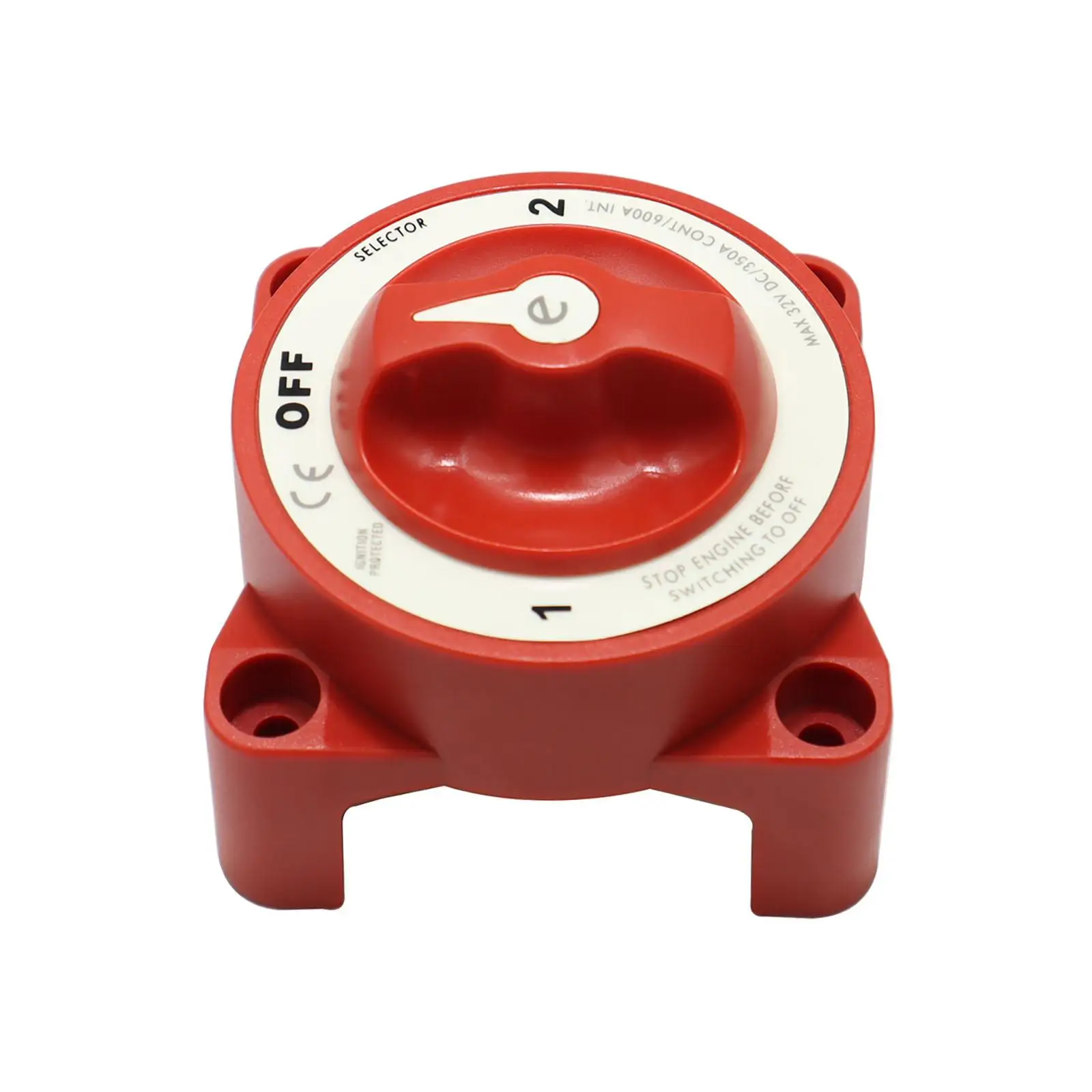 

Generic Marine Battery Switch Selector 3 Position Heavy Duty Battery Disconnect Switch Easy Installation Max 32V DC with Afd