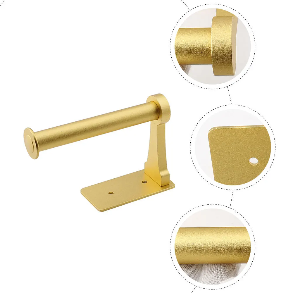 

Wall-Mounted Paper Towel Holder Aluminum Bathroom Tissue Rack Kitchen Storage Organizer Home Decorative Accessory