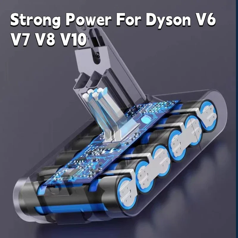 21,6 V para Dyson batería V6 V7 V8 V10 SV09 SV11 SV10 SV12 DC59 aspiradora de mano batería recargable