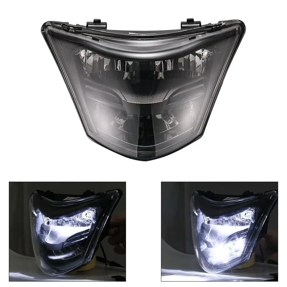 

Smoke 12V LED Motorcycle Front Headlight High/Low Beam For Yamaha LC135-V1 Model