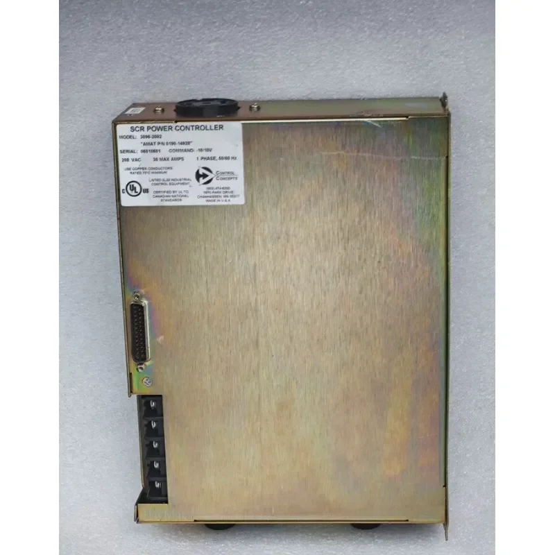Control Concepts 3096-2002 AMAT 0190-14928 SCR Power Controller – Inquiries Welcome