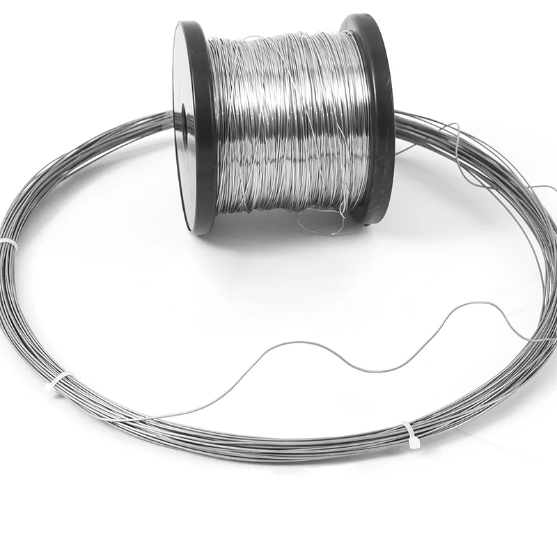 0.1 0.2 0.3 0.4 0.5 0.6 0.8 1 1.2 1.5 to 3mm 304 Stainless Steel Soft / Hard Single Strand Lashing Steel Wire