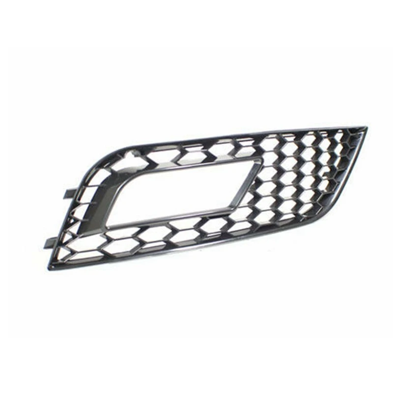 1Pair Honeycomb Mesh Fog Light Frame Air Intake Grille Fog Light Grille Automobile Parts Accessories For  A4 B8.5 2013-2016