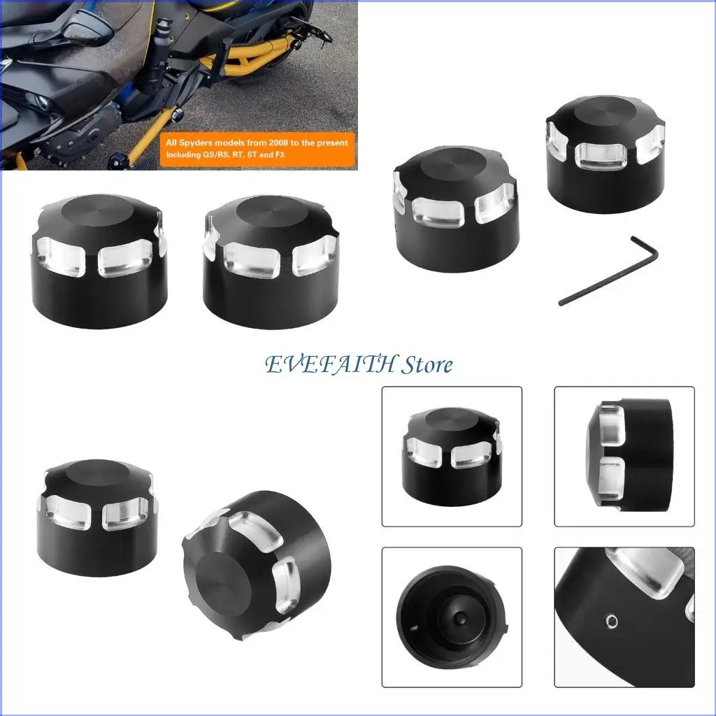 

124B Nut Cover with Wrench for 2008-Up Rear Axles Nut Cover Caps