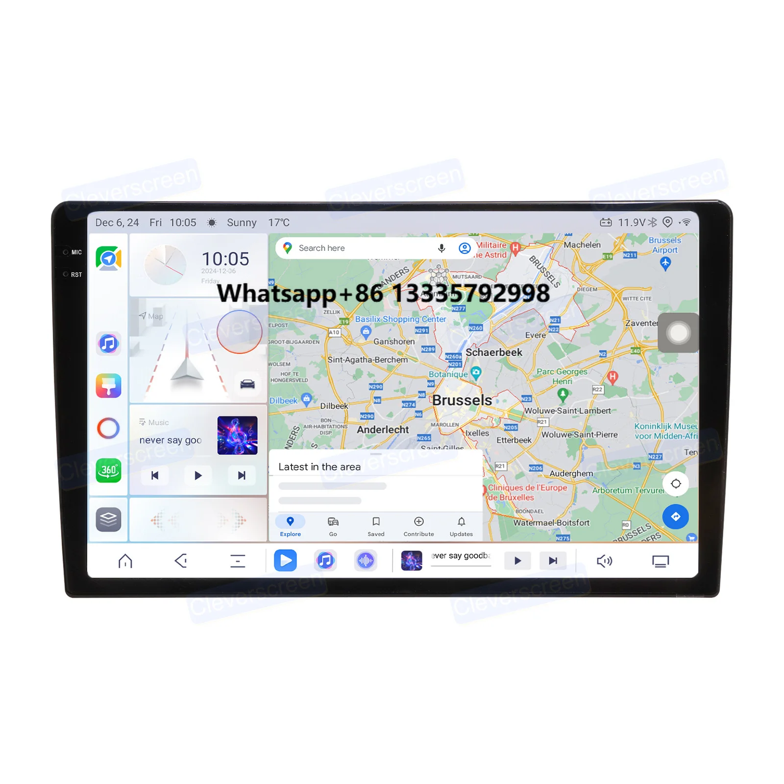 

13 Inch High Quality Android Auto System Multi-function Stereo Player Car DVD Player for TS20 WIth 360Camera