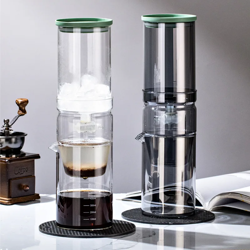 

New high borosilicate glass ice drip coffee pot dripping ice extraction sharing pot new Chinese cold brew teapot