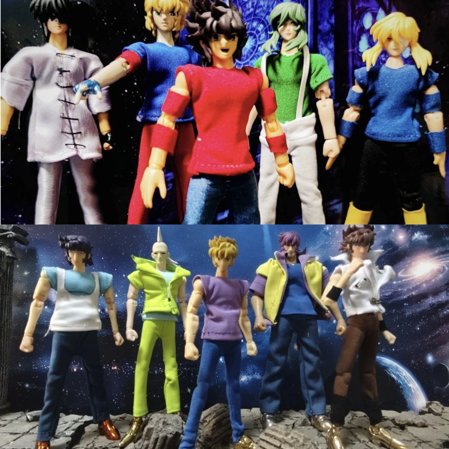 

Saint Seiya Cloth Myth Gold Saints Five Strong/Weak Bronze Saints God Warriors Casual Clothes Accessories Only without figures