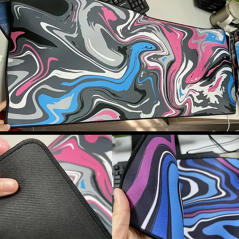 Galactic gaming mouse pad teclado de computador tapetes de mesa anti-deslizamento de borracha lavável tapete de escritório em casa e-sports macio portátil mousepad