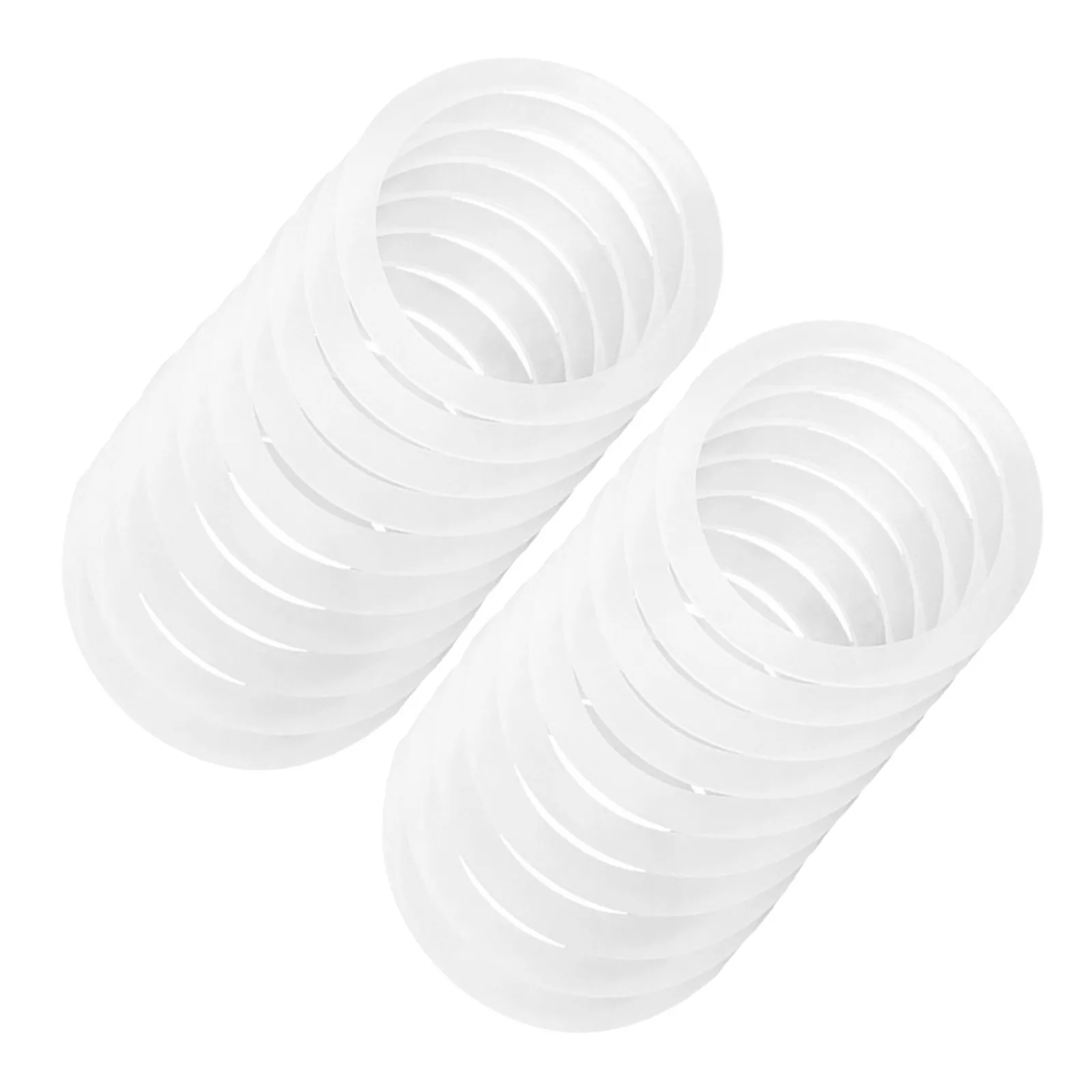 20Pcs Leak Proof Silicone Jar Rings Airtight Seal Ring for Glass Jars Freezer Refrigerator Fermentation Wide Mouth Canning