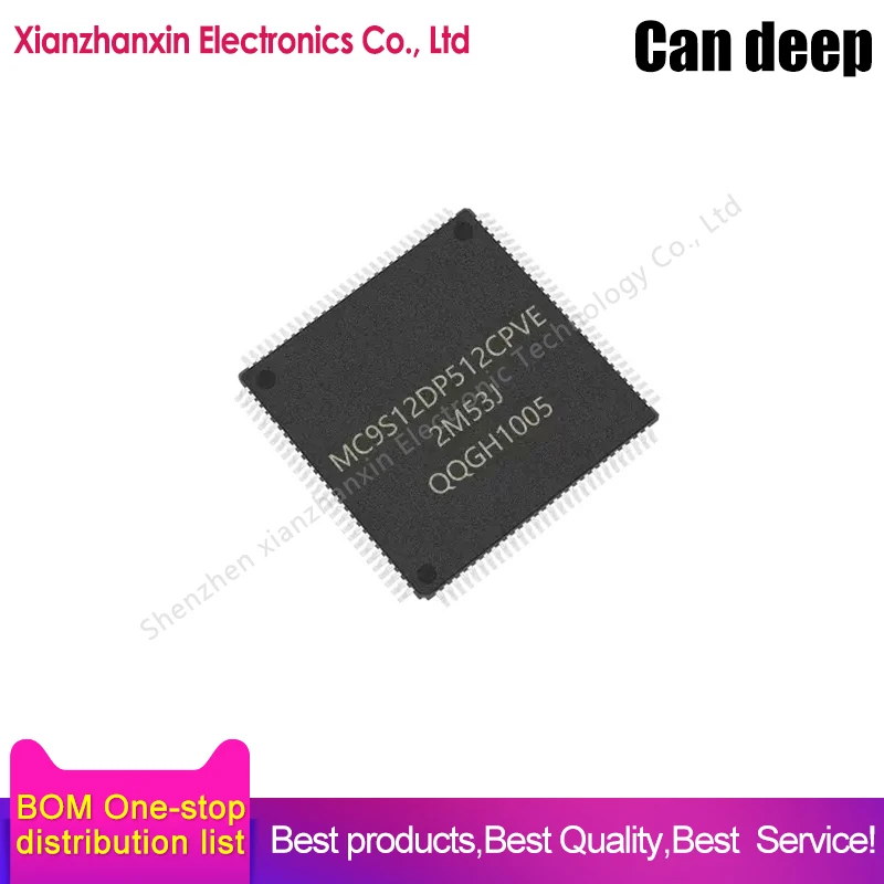 1pcs/lot MC9S12DP512CPVE MC9S12DP512  LQFP112 16-bit microcontroller new and original