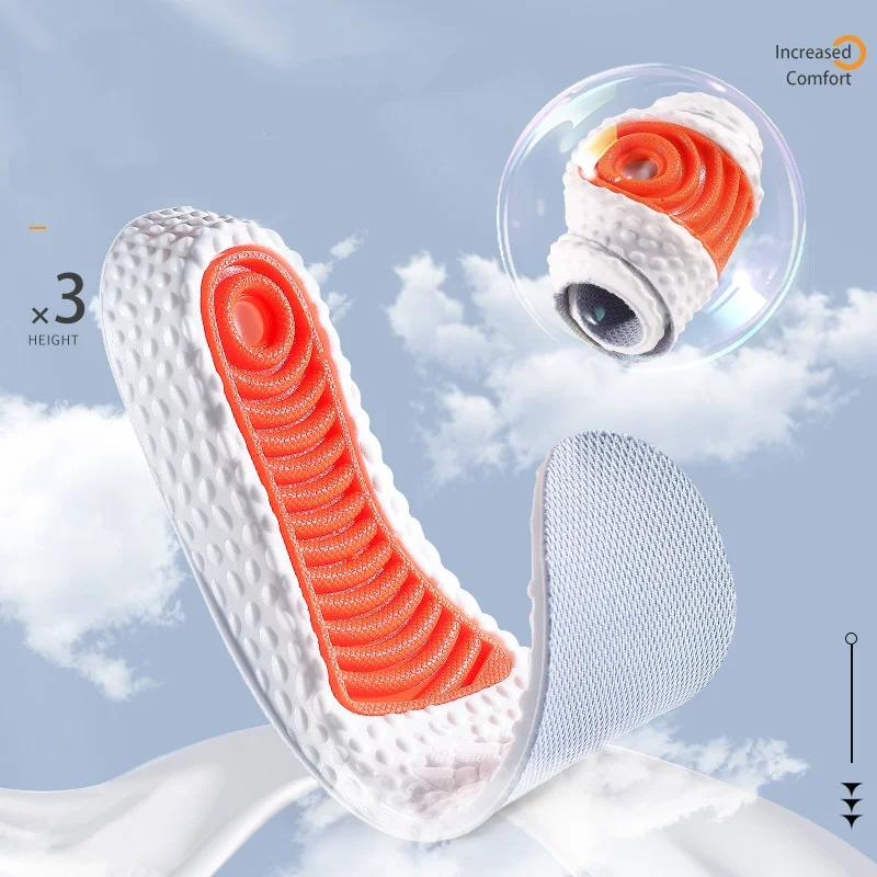 height-increasing Insoles For Men Women shock-absorbing height-increasing Pads Soft Sole Not Collapse sweat-absorbing odor-proof