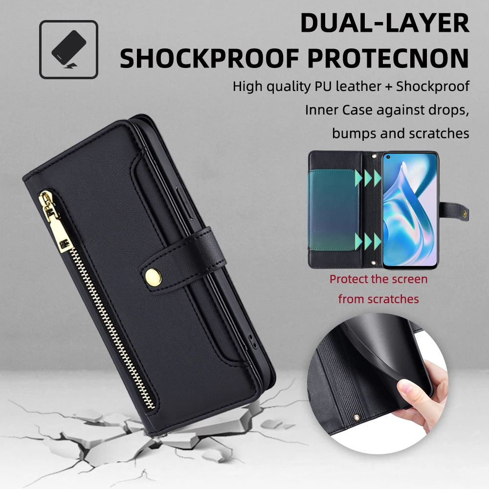 محفظة جلدية صديقة للبشرة مع الحبل ، غطاء الوجه ، حافظة كروسبودي ، Oneplus Nord 3 CE 3 ACE 2V Lite N300 N200 SE Pro #5