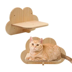 Cat Climbing Shelves Cloud Shaped Shelf Steps Wall Mounted Pet Furniture Bed for Kitten Sleeping Gym Cat Tree Steps Accessories