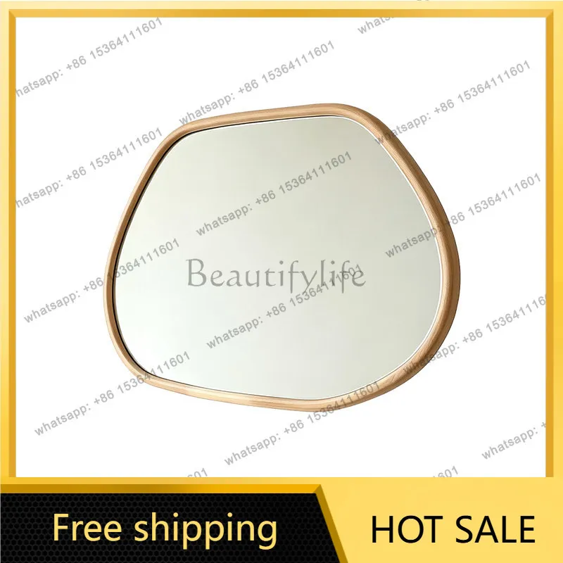 PG French simple bathroom mirror special-shaped bathroom smart bathroom wall-mounted washtable mirror