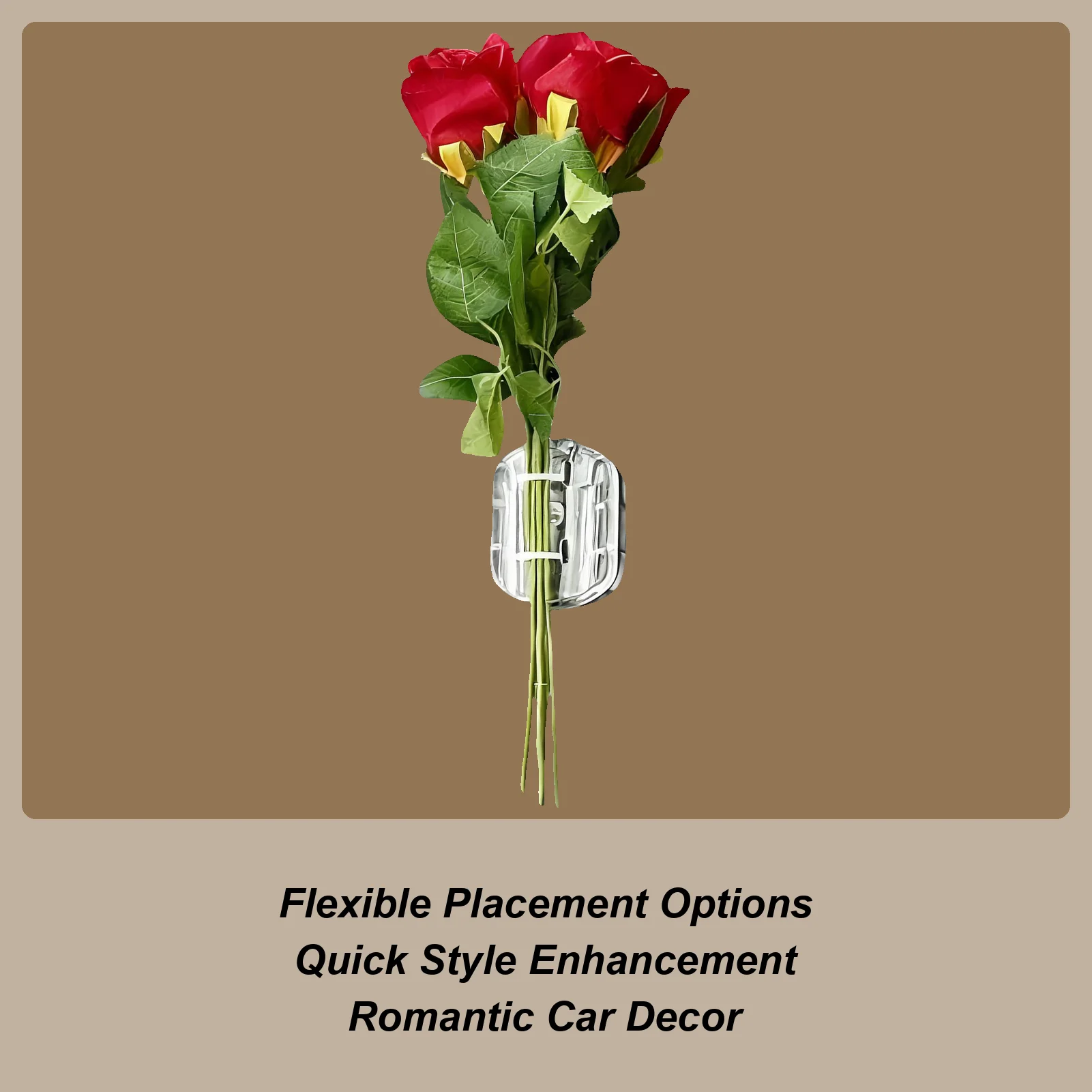 Car Flowers Alphabet Letter Decor Wedding Car Decorations For Glass Window Automotive Vehicle Exterior Outdoor Home Office