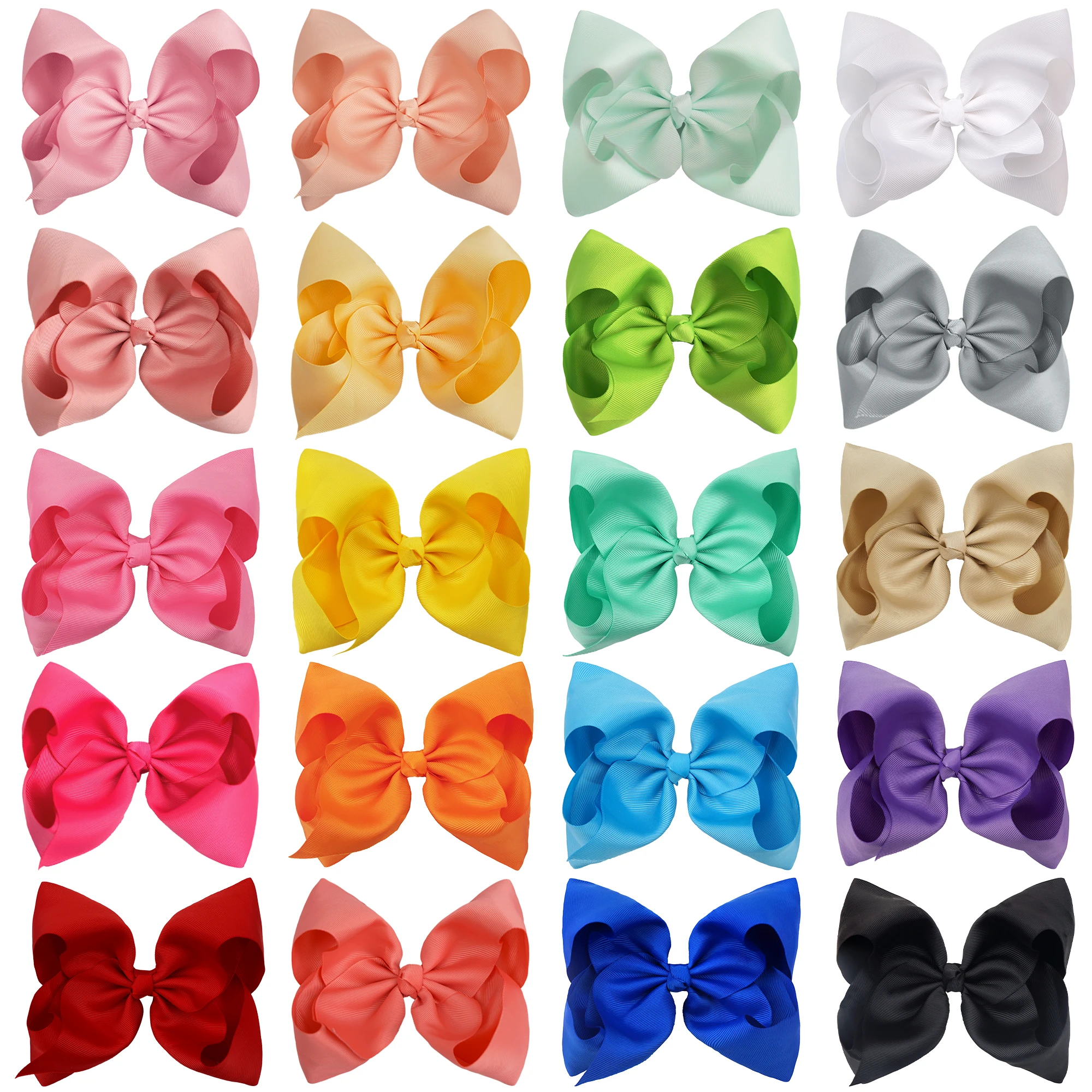 1Pcs 8Inch Grosgrain Ribbon Bows Alligator Hair Clips Girls Large Big Hair Bows Clips Hair Accessories for Teens Kids Toddlers