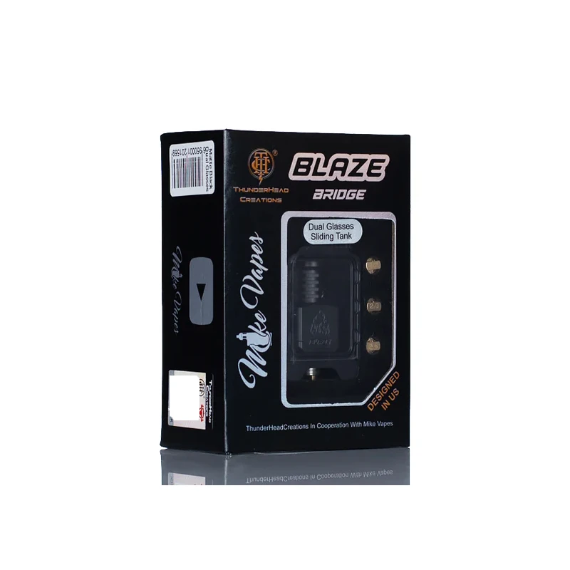 إبداعات Thunderhead الأصلية x جسر مايك بليز مع خزان منزلق نظارات مفردة/مزدوجة بورو رذاذ لـ Blaze AIO Vape Mod #6