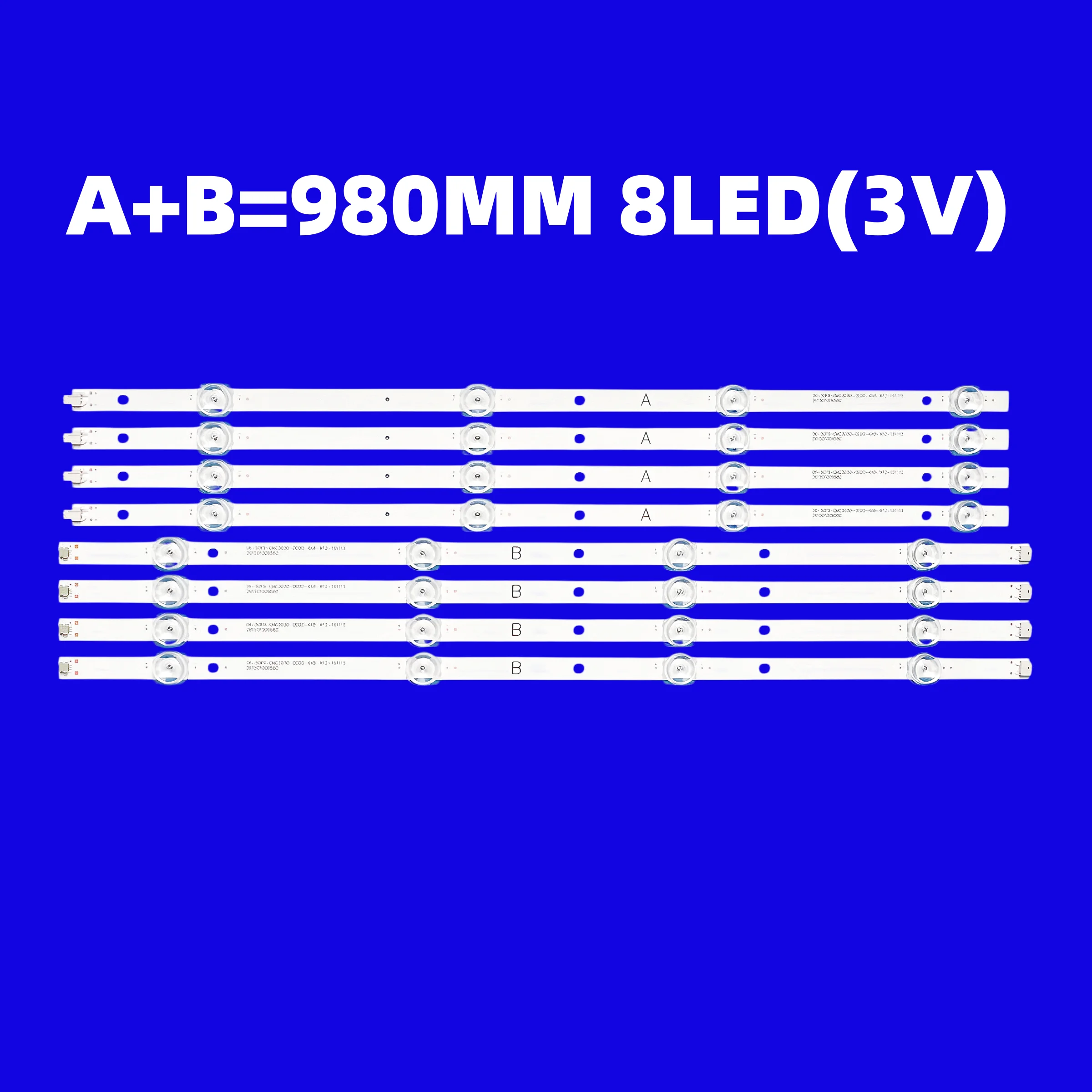 NEW TV's LED For Haier 50 Smart TV BX HEC R1 50 S 4K BLAUPUNKT 50UN265T H50K6UG Strips For HK50D08-ZC56AG-01 303HK500048