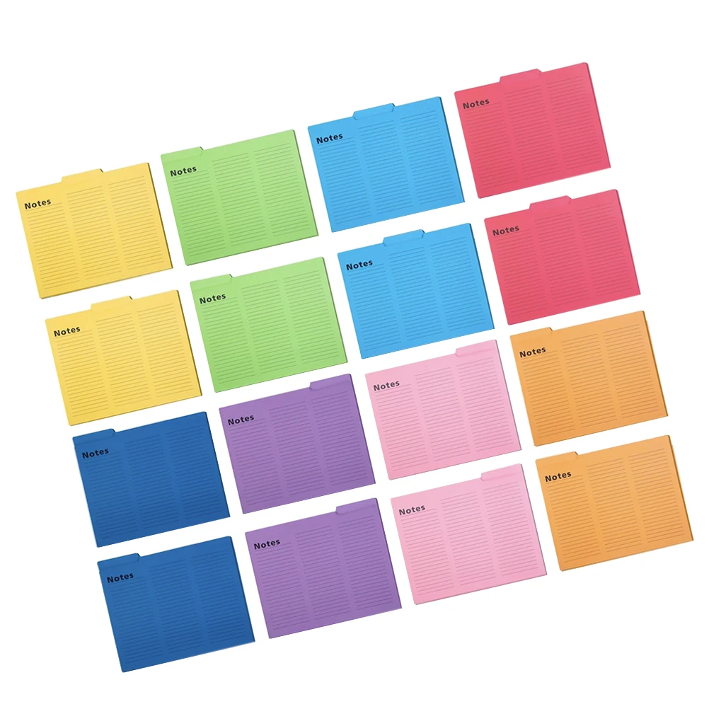 

16 Pcs Colorful Folders Wear Resistant File Music Score Cover Document Storage Organizer Paper File Folder Student School