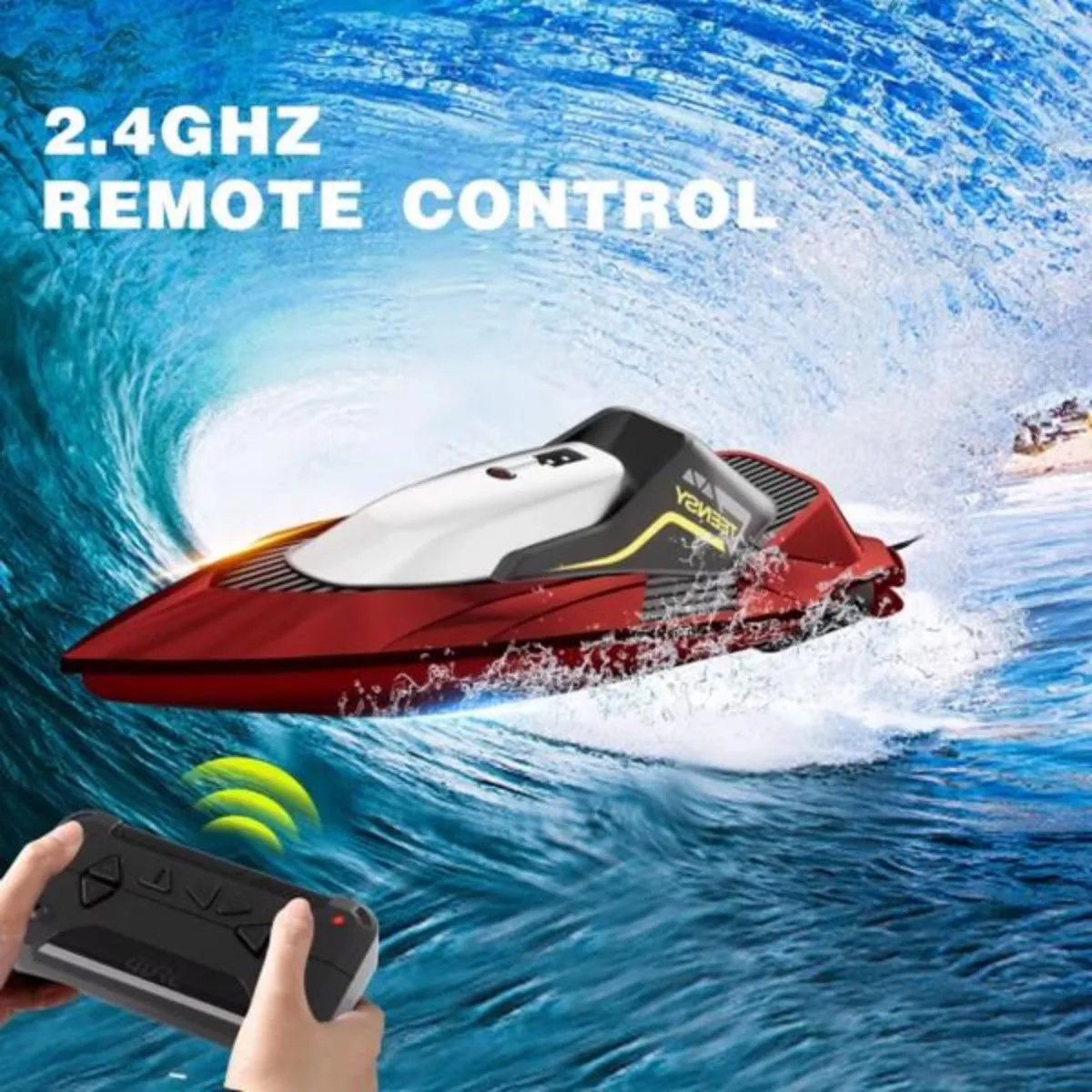 

Лодка с дистанционным управлением 2,4G, двухмоторная высокоскоростная радиоуправляемая скоростная катер с дистанционным управлением, мини-радиоуправляемая лодка, летняя водная игрушка, игрушки для бассейна, подарок