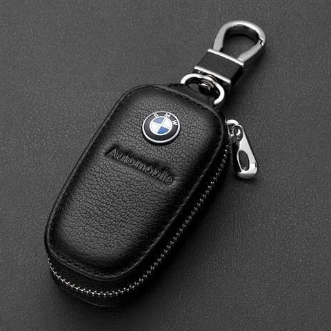 

Leather For BMW M E34 E36 E60 E90 E46 E39 E70 F10 F30 X5 X6 M3 M5 M6 E71 F01 F02 F87 Car Key Bag Multifunction Organizer Wallet