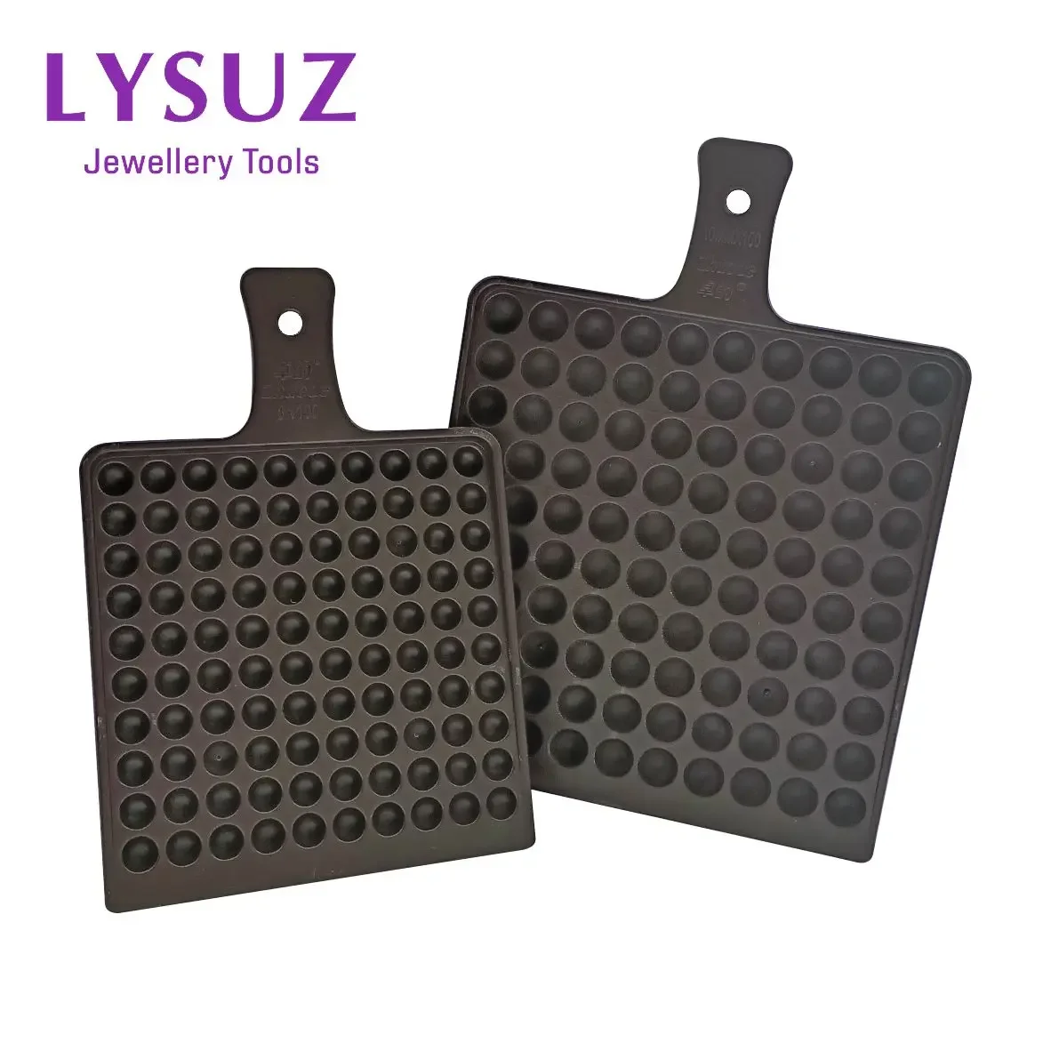 Round Jewelry Bead Counting Board Plastic Bead Counter For Gemstone Pearl Jewellery Making