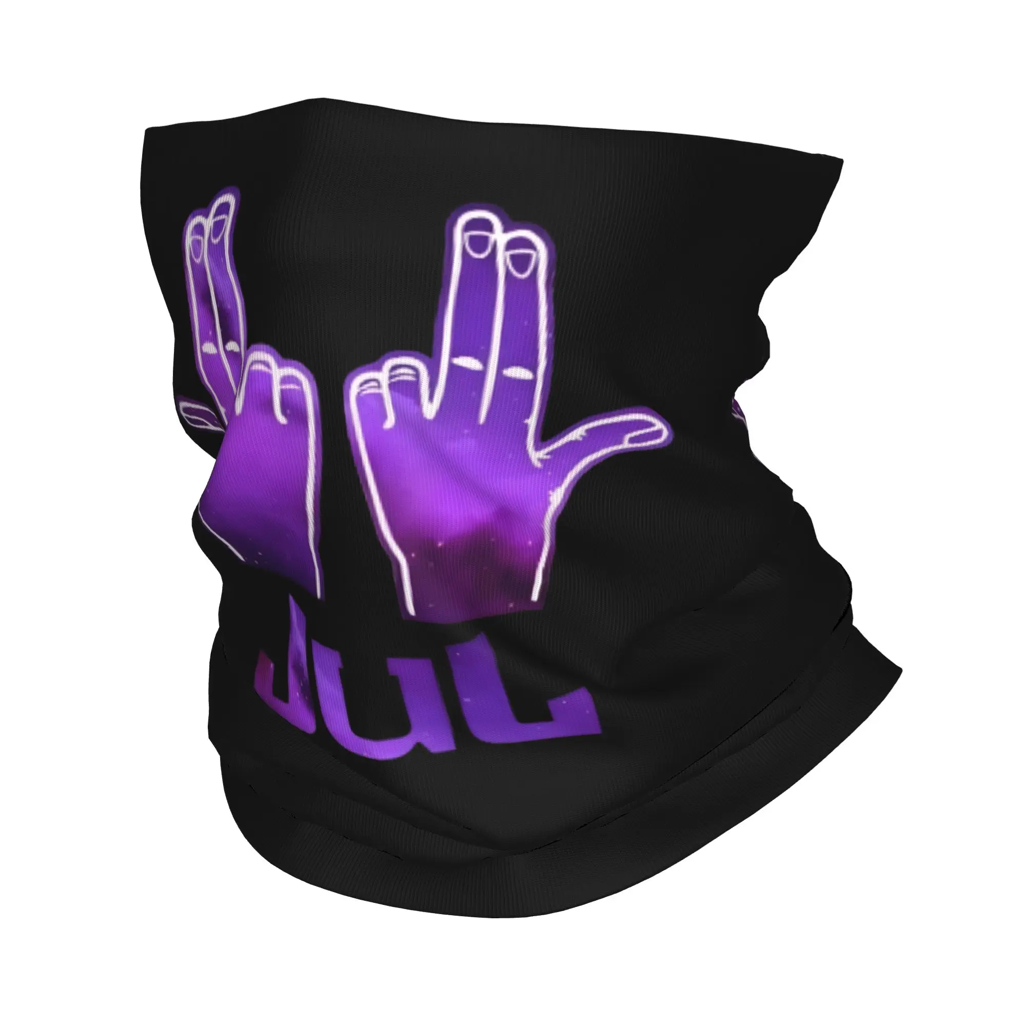 Custom J-Juls Winter Headband Neck Warmer Women Men Hiking Running Tube Scarf Rapper Music French Singer Face Bandana Gaiter