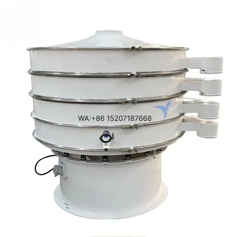 Wmwmnu High Precision Industrial SUS304 Carbon Steel Vibro Sifter Dust Proof Mineral Separation Equipment for Gold Ore Quartz