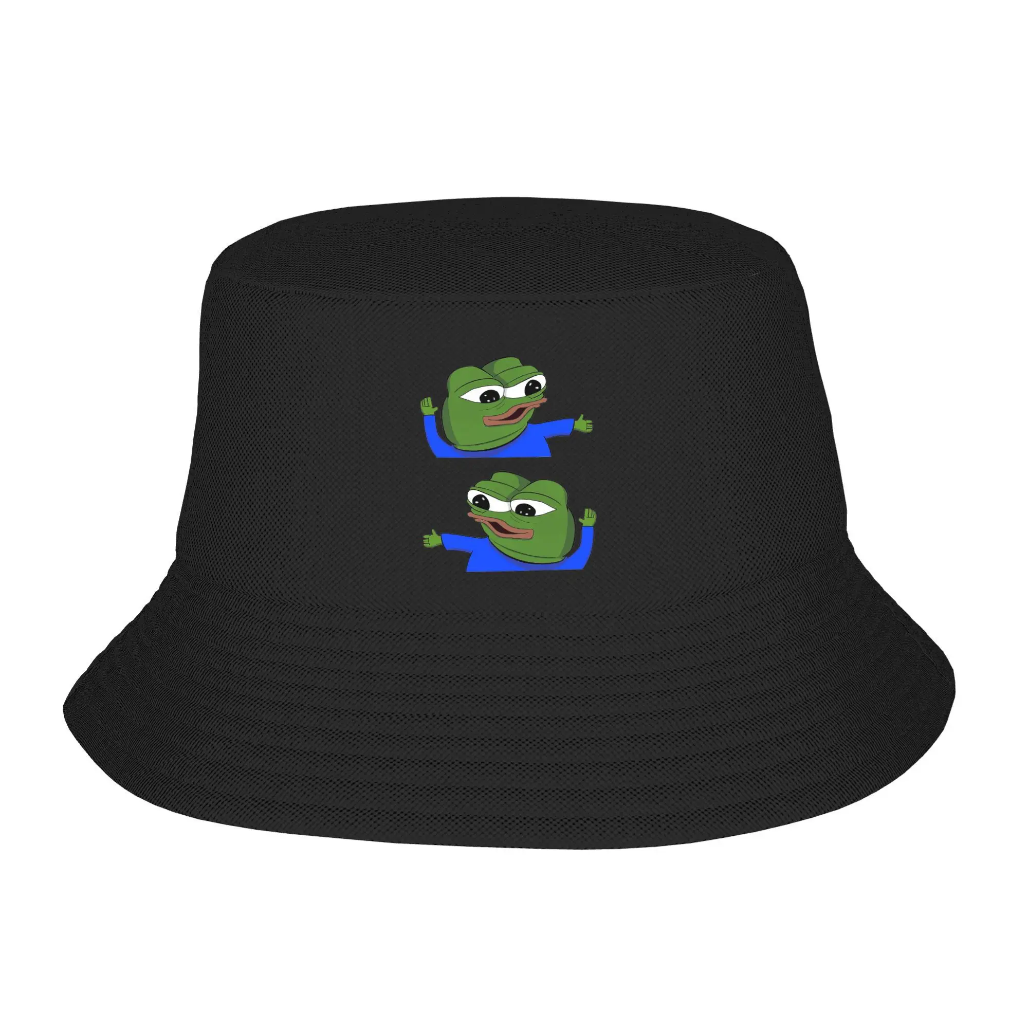 

Панама-ведро Pepe The Frog Peepo Emote, шляпы-боб, уличные двусторонние шляпы в стиле хип-хоп для лета, пляжной рыбалки, унисекс, рыбацкие шапки
