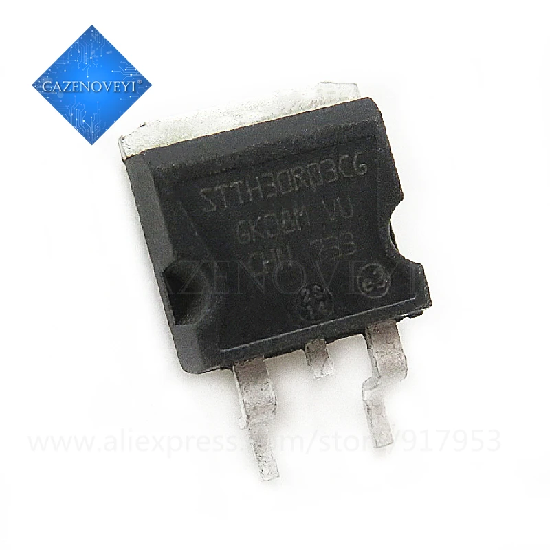 

High quality seller 5pcs/lot STTH30R03CG STTH30R03 30R03 TO-263 300V 30A new original In Stock