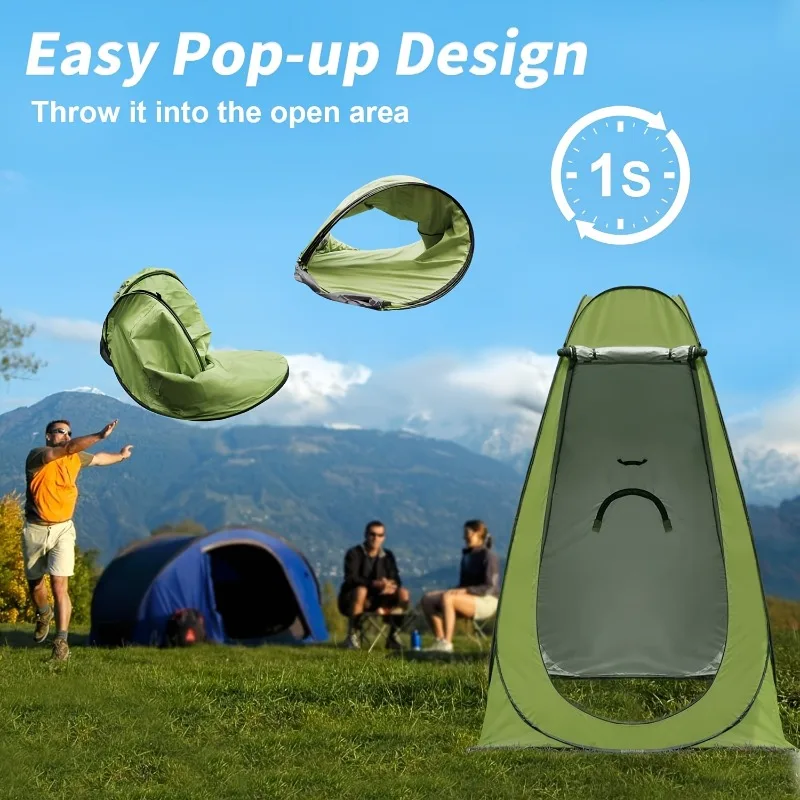 

Pop Up Privacy Tent Shower Tent Portable Outdoor Camping Bathroom Toilet Tent Changeing Dressing Room Privacy Shelters Room