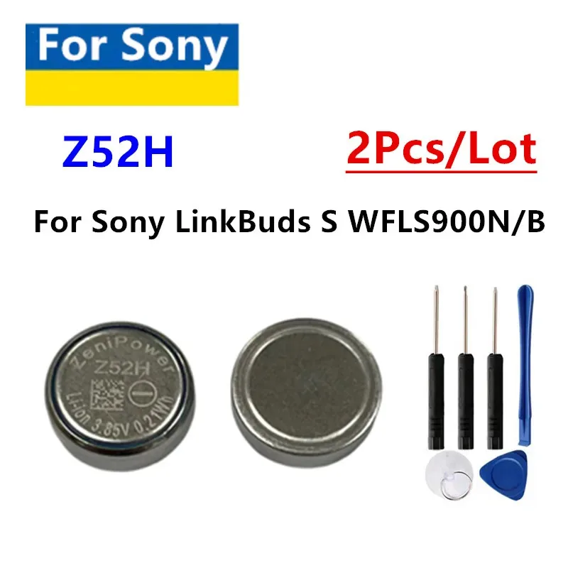 

2PCS ZeniPower 1240 Z52H 3.85V Battery For Sony LinkBuds S WFLS900N/B Truly Wireless Earbud Headphones Tools