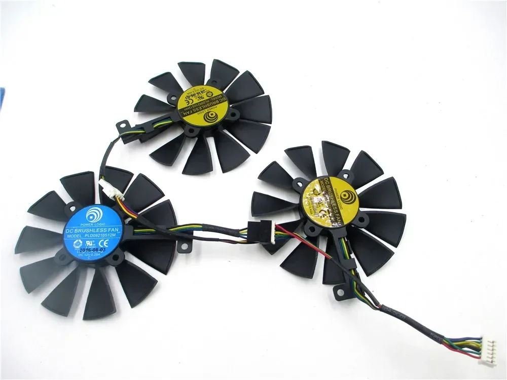 FDC10U12S9-C FDC10H12S9-C 3pcs/lot 87mm 6pin for ASUS GTX1060 1070 1080 RX480 580 GTX980Ti graphics card fan