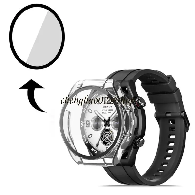 For WatchR8 Full Coverage Screen Protector Sleeve Watch PC Shell Dustproof Cover 601B
