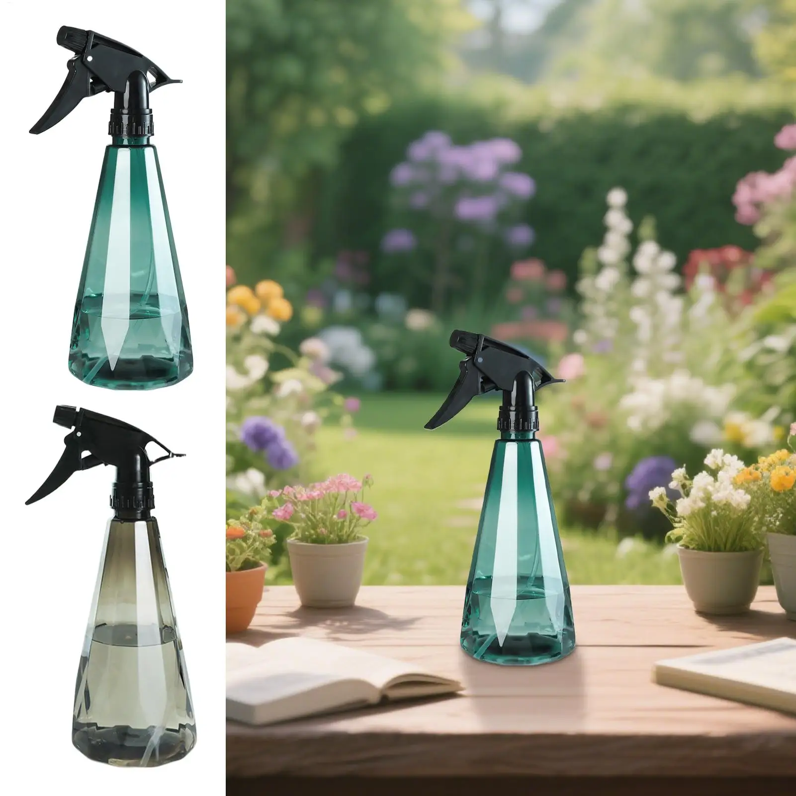 500 مللي زجاجة رذاذ حديقة البخاخ قابل للتعديل فوهة مسقاة للنباتات البستنة الزراعة المائية تنظيف صالون تصفيف الشعر #3