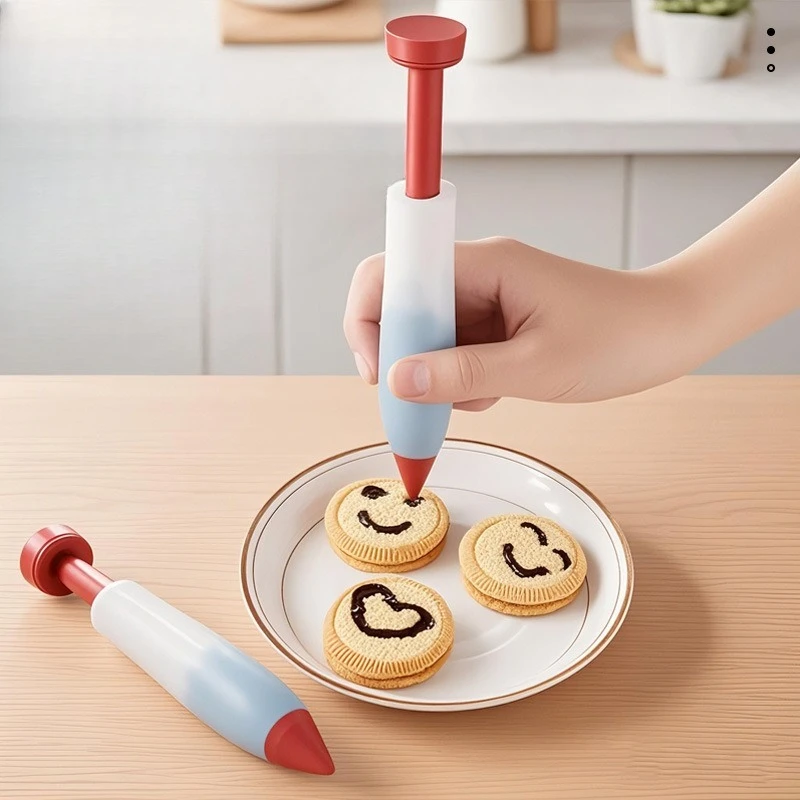 Baking Tool Cake Decorating Pen Squeeze Tube Writing Pen for Jam Chocolate Cream Drawing Line Pastry Decorating