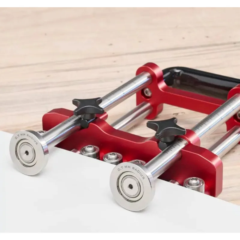 Multifunctional Portable Manual Sheet Metal Bending Roller Machine Adjustable Foldable Metal Plate Folding Tool for DIY Crafts