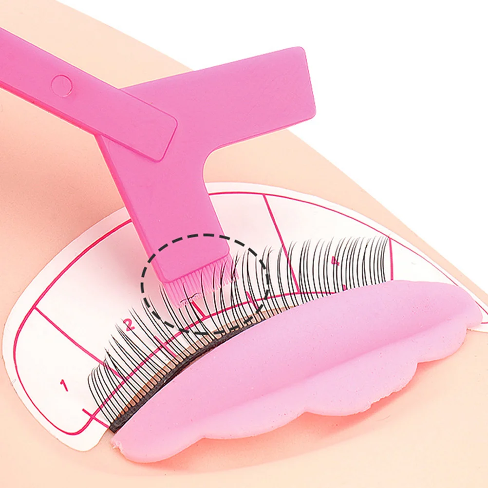 

60pcs Eyelash Stick Brush Extension Rod Fake Eyelashes Lifter Tool Plastic Tools Lifting Grafting Aid Home Use
