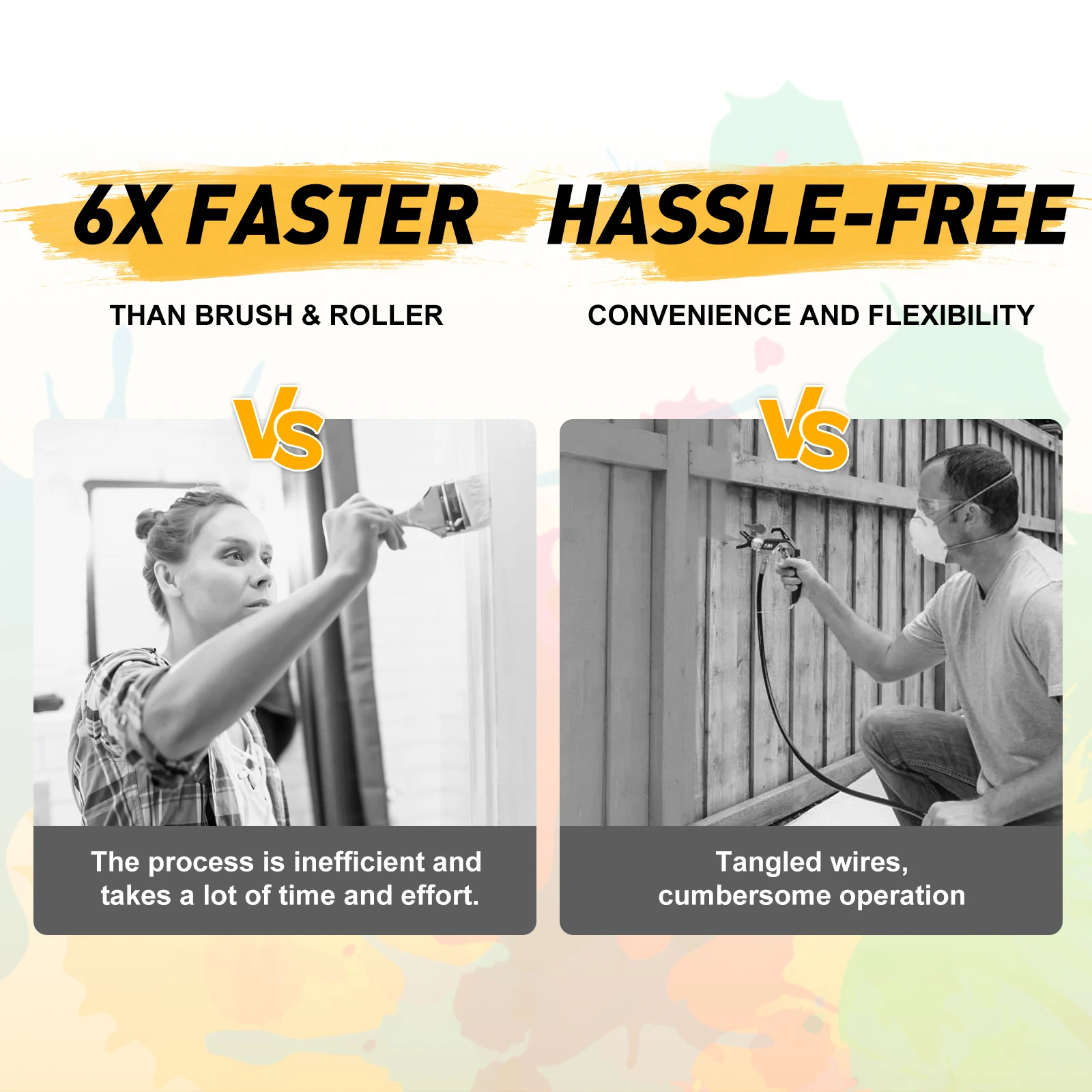 Bonadget コードレスペイントスプレーペイントスプレーツール Dewalt DCB200 バッテリー DCB181 DCB547-XJ DCB609 車の家具用