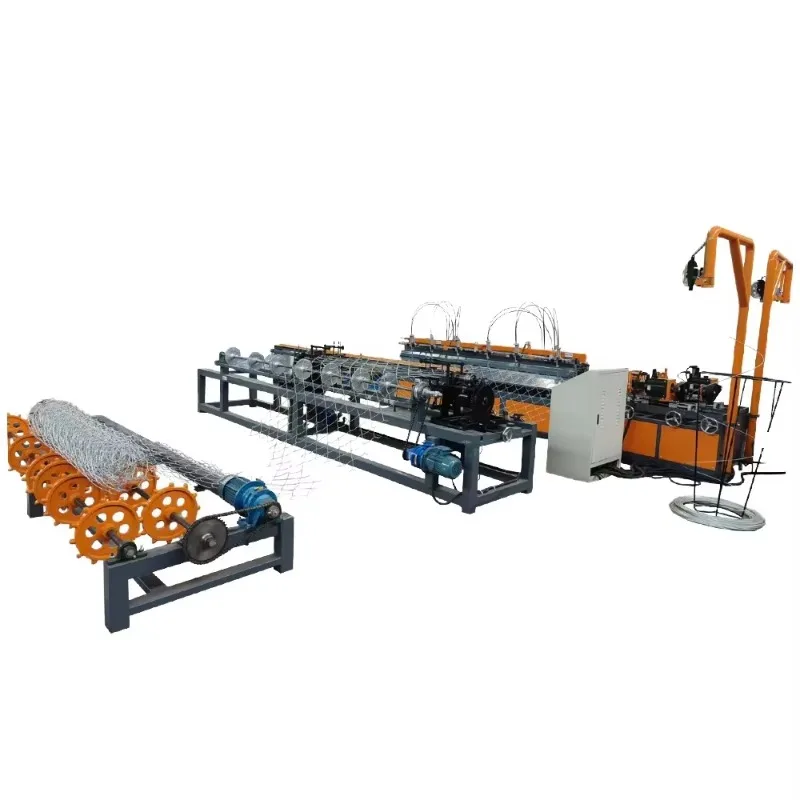 Fully Automatic Chain Link Fence Manufacturing Line For Airport Security Enclosure Agricultural Farm Enclosure Manufacturing