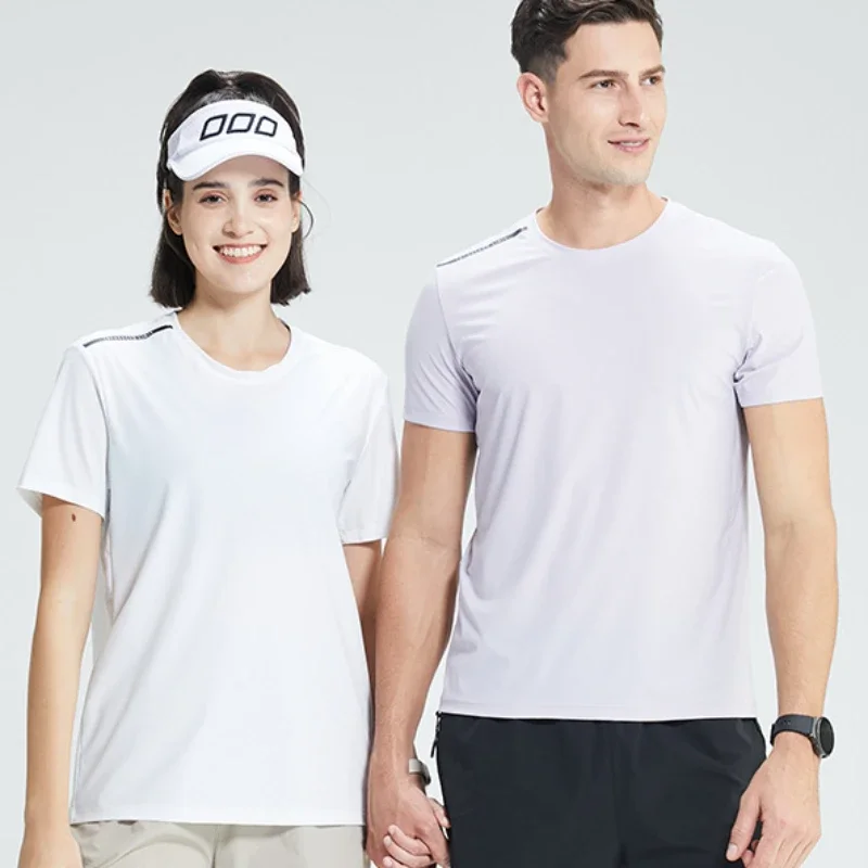 High Quality T-shirts,Lightweight Fabric,Breathable Cooling,Moisture Wicking,Quick Drying,3D Splicing,High Elastic Anti-wrinkle