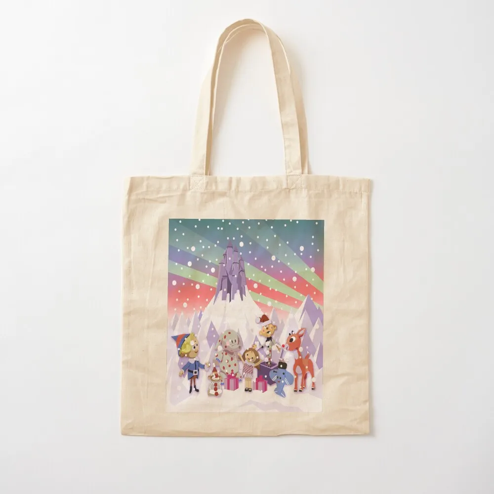 Island of Misfit Toys - Rudolph Vintage Style Travel Poster Tote Bag Big bag shopping trolley bag shopper woman