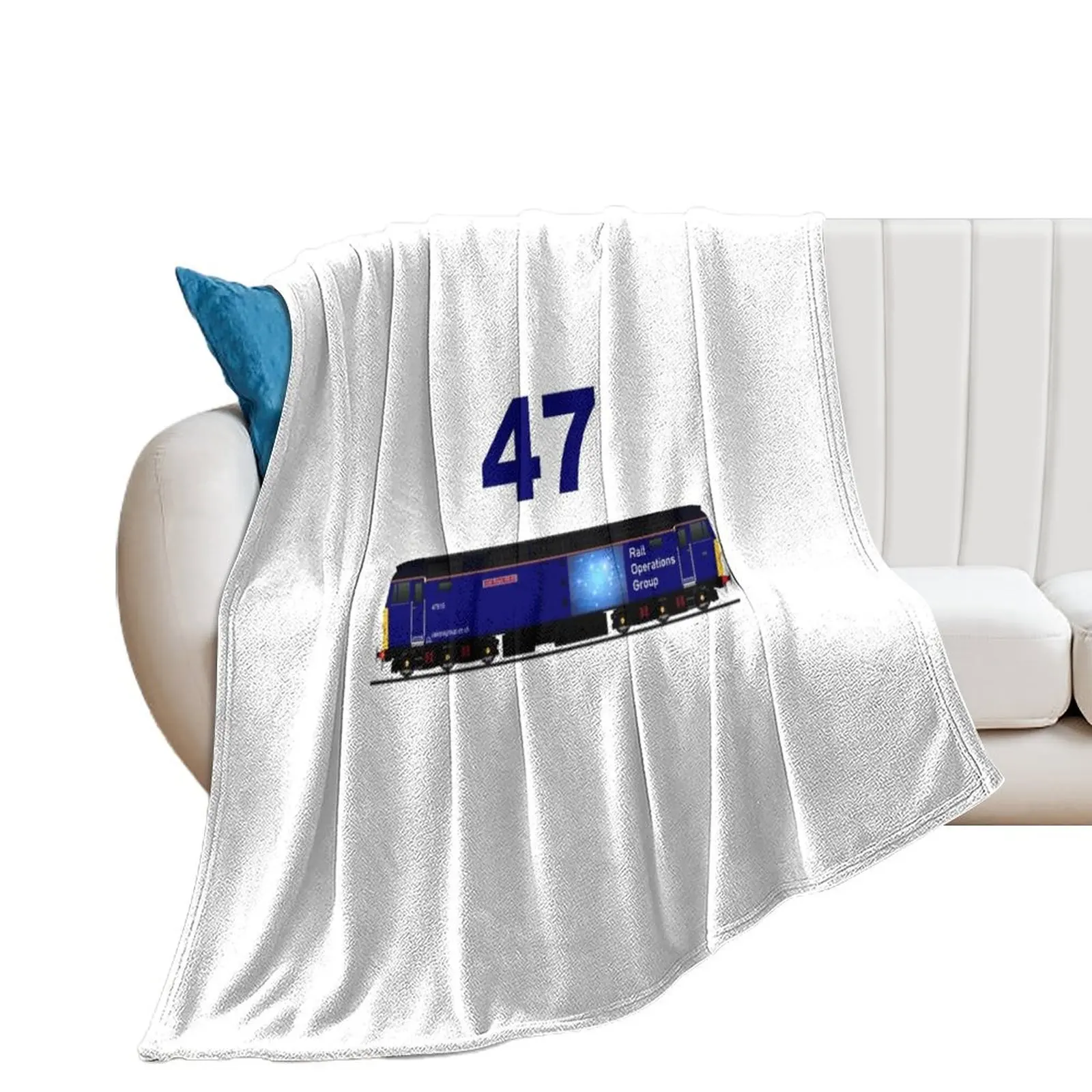 

class 47 locomotive Throw Blanket Blankets Sofas Of Decoration Stuffeds Custom Blankets